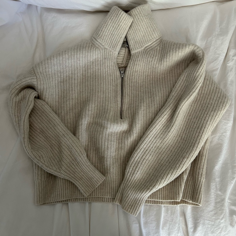 Everlane Cream Cowl Neck Sweater